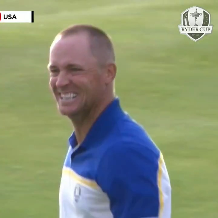 Closing out the 2018 Ryder Cup in ultimate style 😏