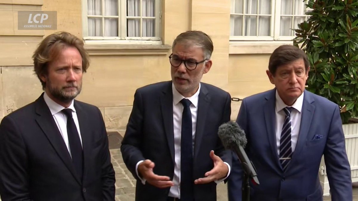 Futur gouvernement : "Il n'y a aucune solution majoritaire, nous avons le mérite de présenter une offre", déclare Olivier Faure. Il ajoute : "Il y a là une base de travail sur laquelle nous pouvons entamer des discussions". #budget #votedeconfiance #macron