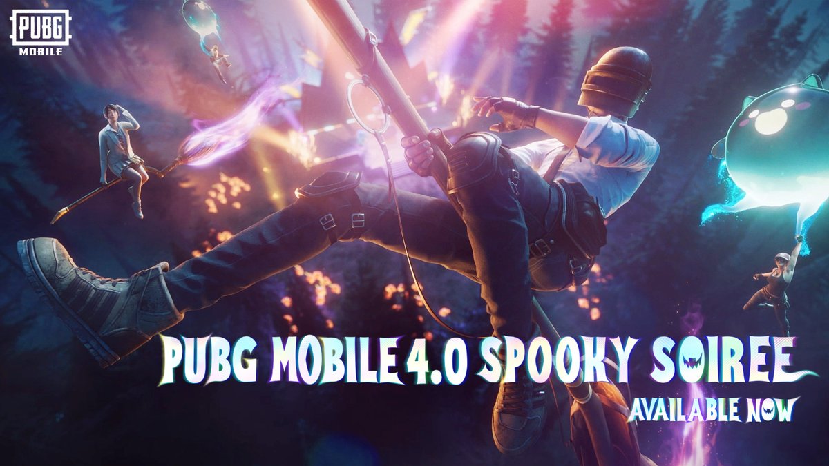 PUBG MOBILE Version 4.0 “Spooky Soirée” is available NOW! 👻 The mysteries of the Wraithmoor Mansion await, as well as several other secrets. 💡 Discover this ghostly adventure for yourself in PUBG MOBILE Version 4.0 today! 📲 #PUBGMSPOOKYSOIREE #PUBGM400 #PUBGMOBILE
