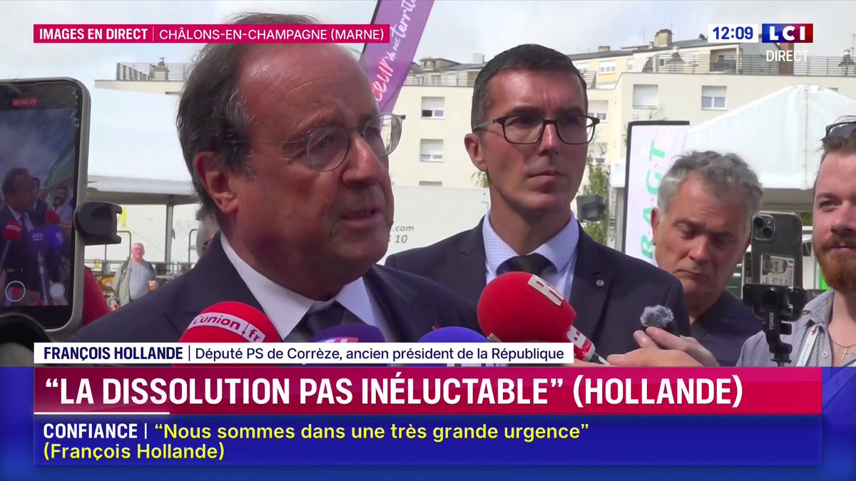 🗣️François Hollande explique ne pas partager l'avis de Nicolas Sarkozy concernant le RN : "il y a une responsabilité à avoir, ce n'est pas celle de mettre le RN au pouvoir".