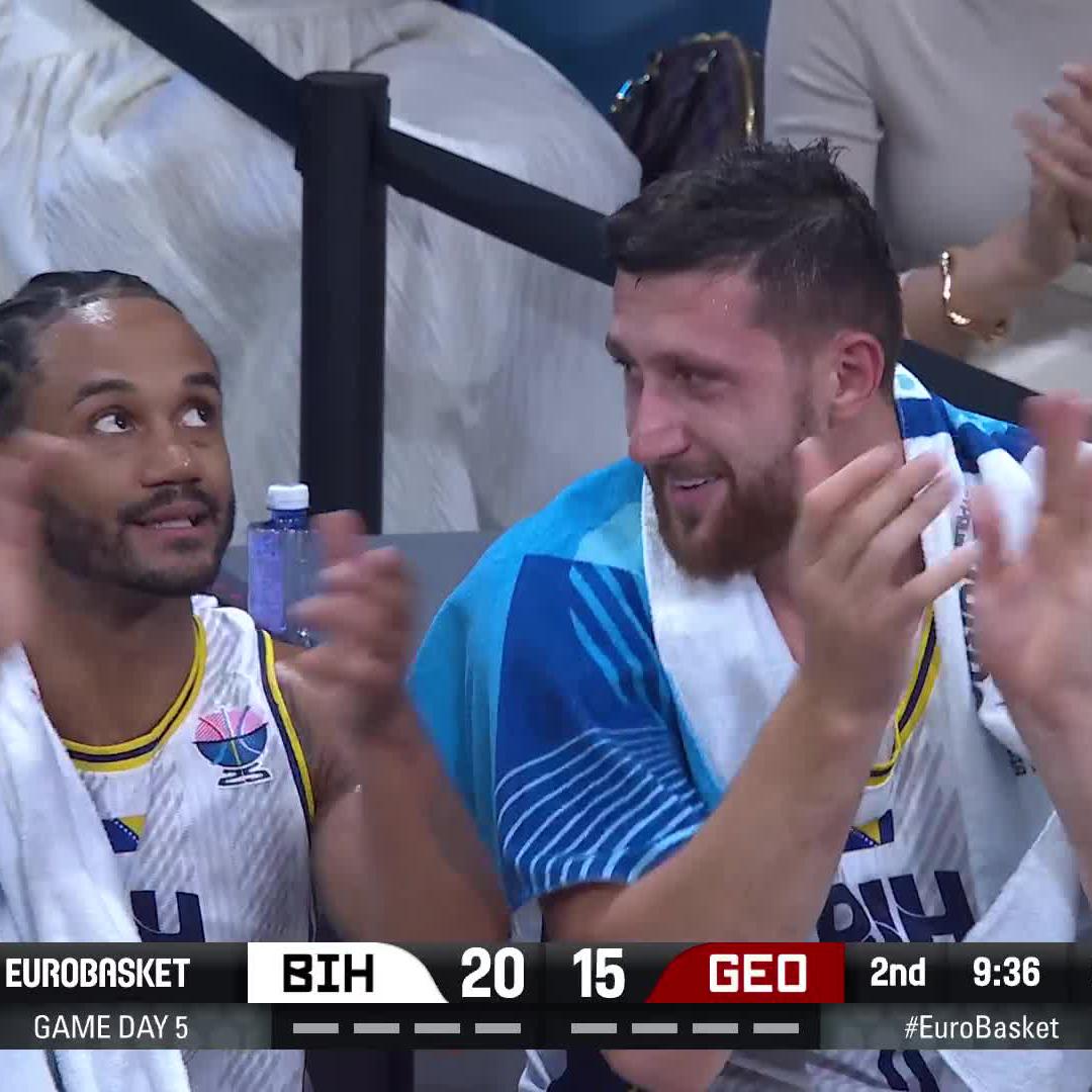 Making heads spin 😵‍💫 #EuroBasket x Košarkaški savez BIH
