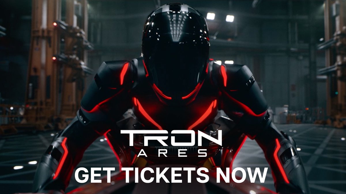 The war for our world begins. Get tickets now and experience Tron: Ares only in theaters October 10: #FilmedForIMAX