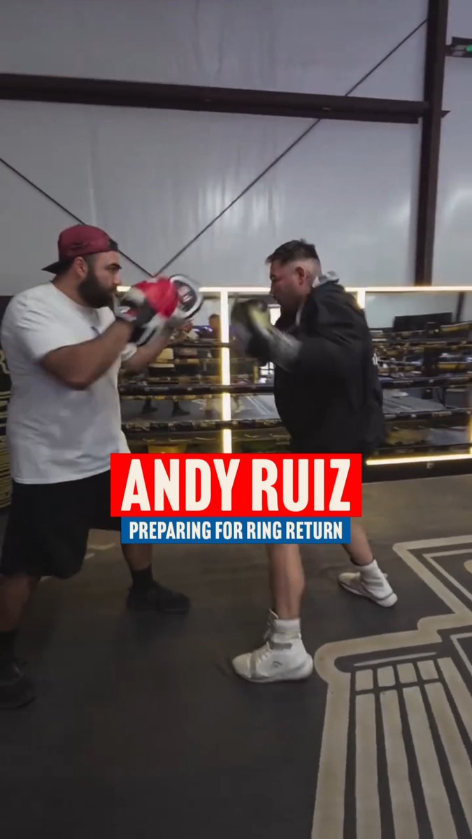 Andy Ruiz back in training as he looks to becoming a two-time world heavyweight champion 🔥 Who would you like to see Ruiz fight❓