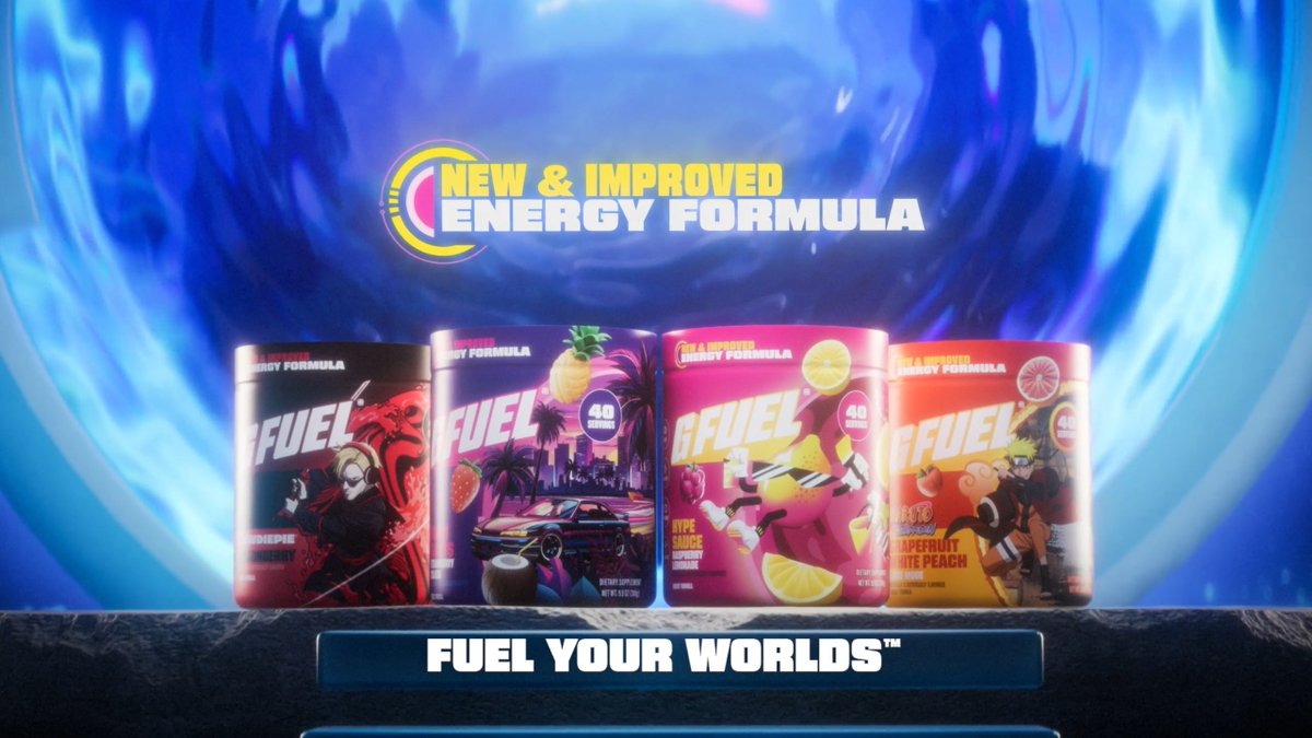 We said the END OF AN ERA, not the END OF G FUEL. 😤​ ​⚡ A new era begins with the NEW G FUEL 2.0 FORMULA!! After 10+ years, we've made a few upgrades: ​ ​❌ NO chalkiness, NO added fillers, and NO settling ​ ✔️ Same great taste + Same 140mg of caffeine ​ 🧠 L-Theanine for mental focus + sustained energy ​ 🧪 2X the antioxidants for overall health ​ 💪 Glycine for muscle strength + recovery ​ 🛍️ Shop the NEW formula & freshly designed tubs NOW! ⚡