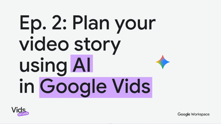 From idea to storyboard with one prompt. Learn how to outline your next video, complete with stock media, voiceovers and more, using Gemini and Drive content in Google Vids. Watch and get started today →