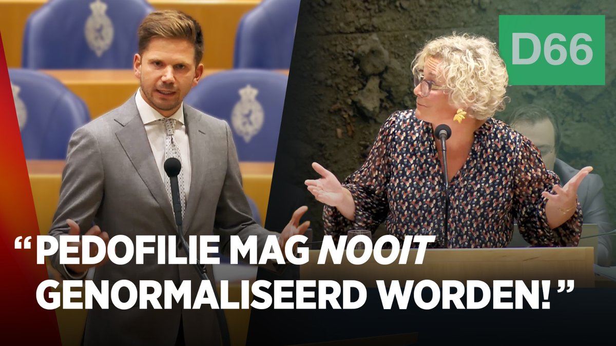 Schokkend! Het zogenaamde “verbod op homogenezing” gaat veel verder dan dat: met dit wetsvoorstel wordt het straks óók verboden om pedofiele gevoelens te onderdrukken! Ik vroeg Wieke Paulusma (D66) of dit een bewuste keuze is. Haar reactie spreekt boekdelen. #FVD