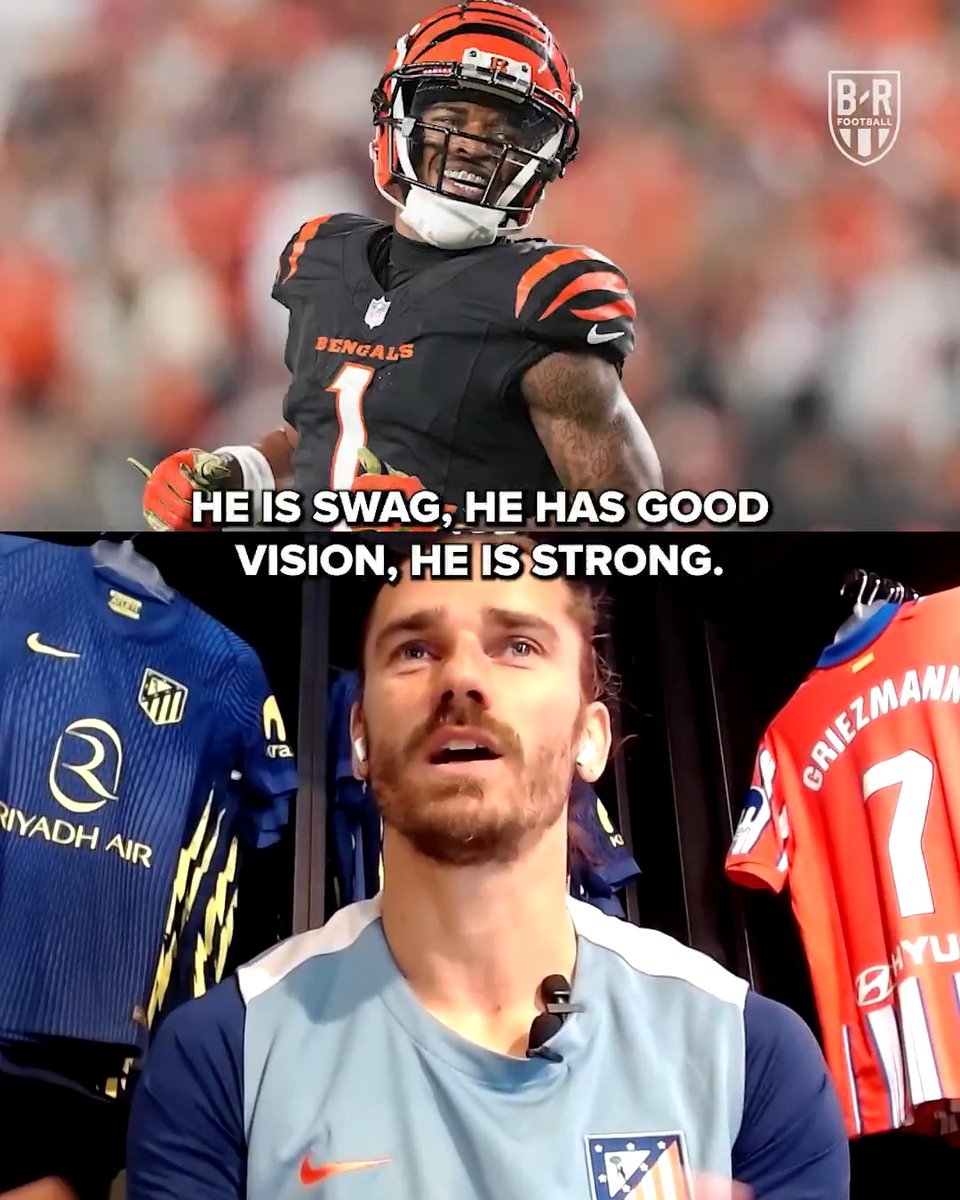 Antoine Griezmann picks one player and one rookie he can't wait to watch in the NFL this season 🍿 @AtletiEnglish