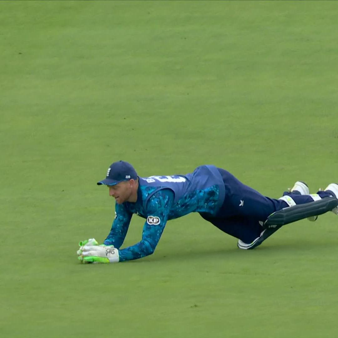 Buttler has done very well there 👌 That went a mile up! 😅