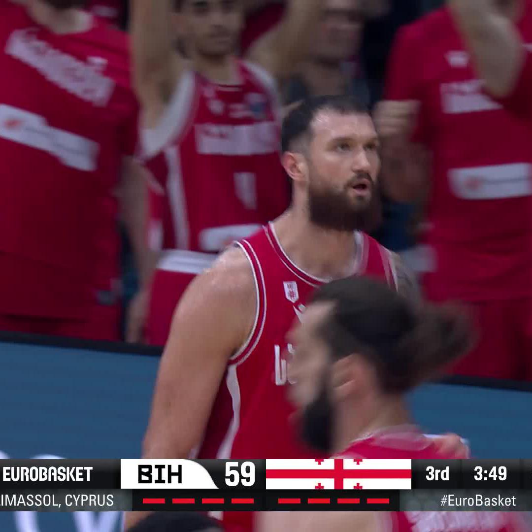Mamu & Goga bringing Georgia back into the game 🍿🇬🇪 #EuroBasket