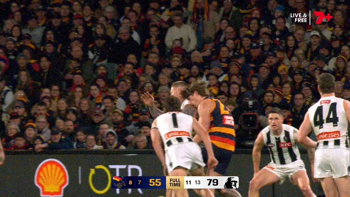 "That's just a smother I think. I got to the ball so it wasn't like I've just come past and clipped him at all." 🗣️ Jordan De Goey with Mitch Cleary