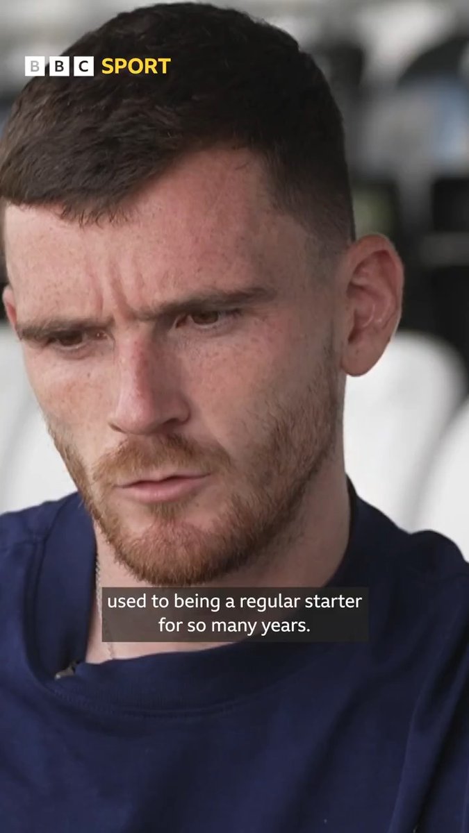 🗣️ "In the summer I had a think about what I wanted to do... I came to and committed to the decision" Andy Robertson reflects on game time at Liverpool, 'missing the feeling' of playing games, and excitement at joining up with Scotland. #BBCFootball