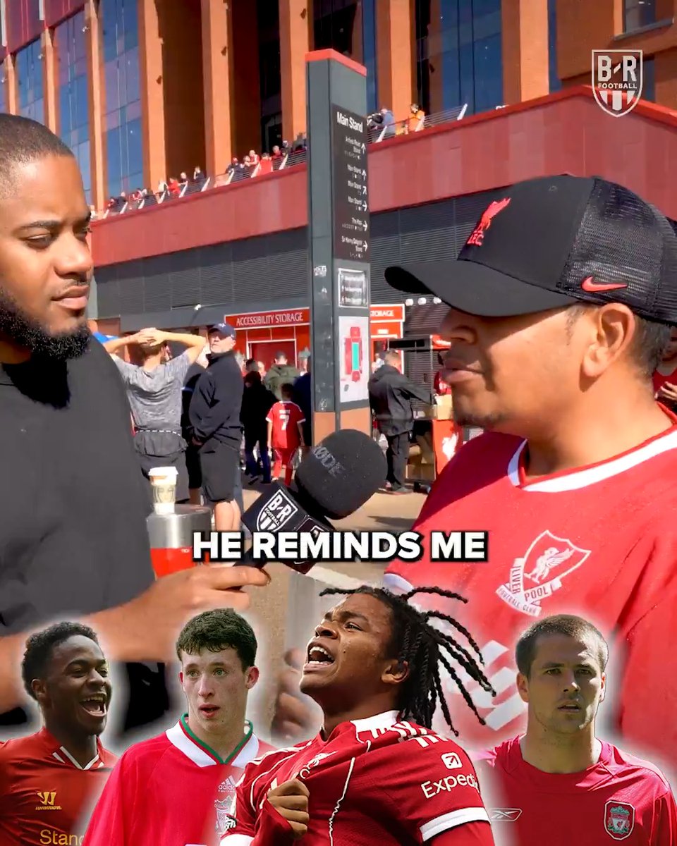 Liverpool fans compare Rio Ngumoha to their previous teenage stars ✨🔴 (w/ Miles 🫰🏾🇬🇭)