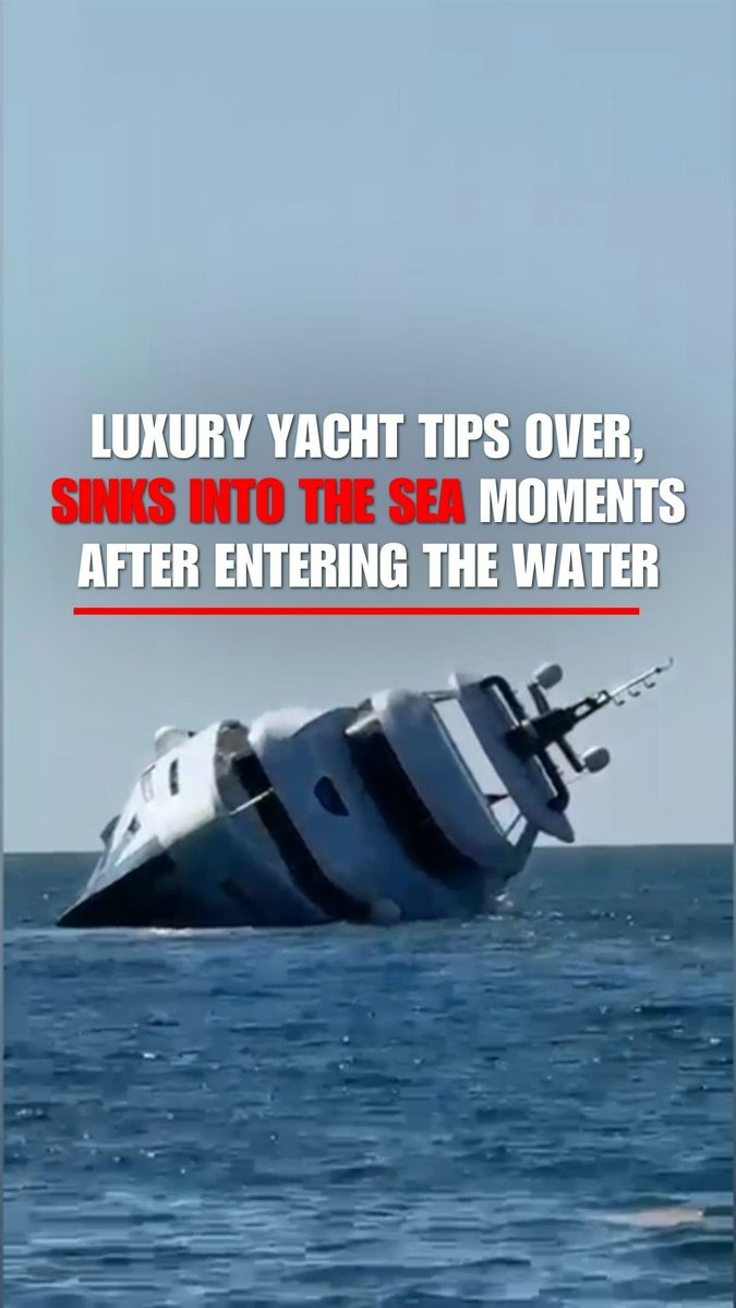 SINKING SHIP: Multi-million-dollar yacht capsizes minutes after launch — all passengers made it safely back to shore.