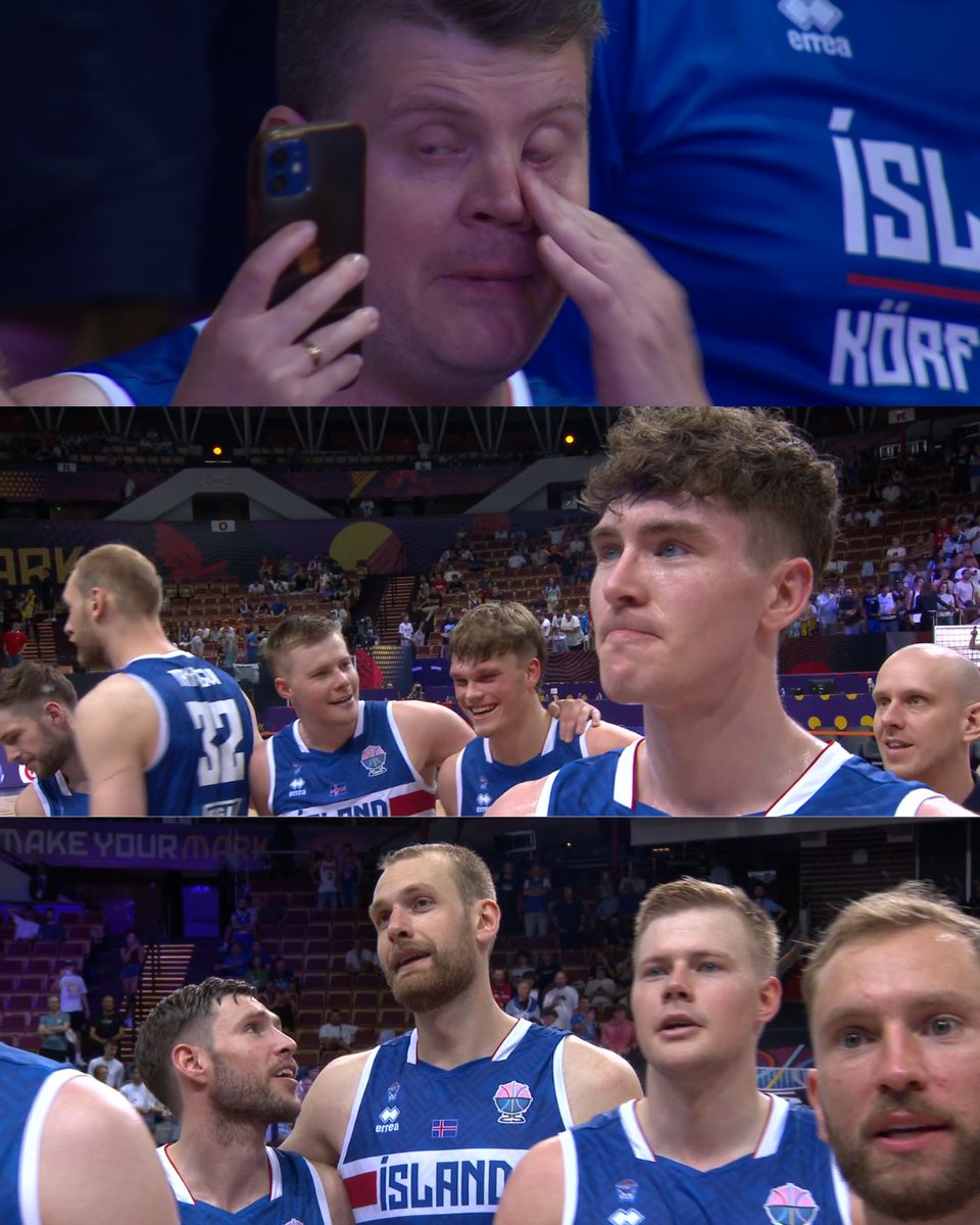 Who’s cutting the onions? 😭🇮🇸 #EuroBasket x KKÍ
