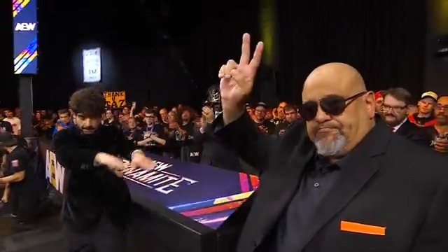 Before #AEWDynamite went on the air, AEW President and CEO Tony Khan along with the 2300 Philadelphia honored taz by entering him in the legendary venue's Hardcore Hall of Fame!