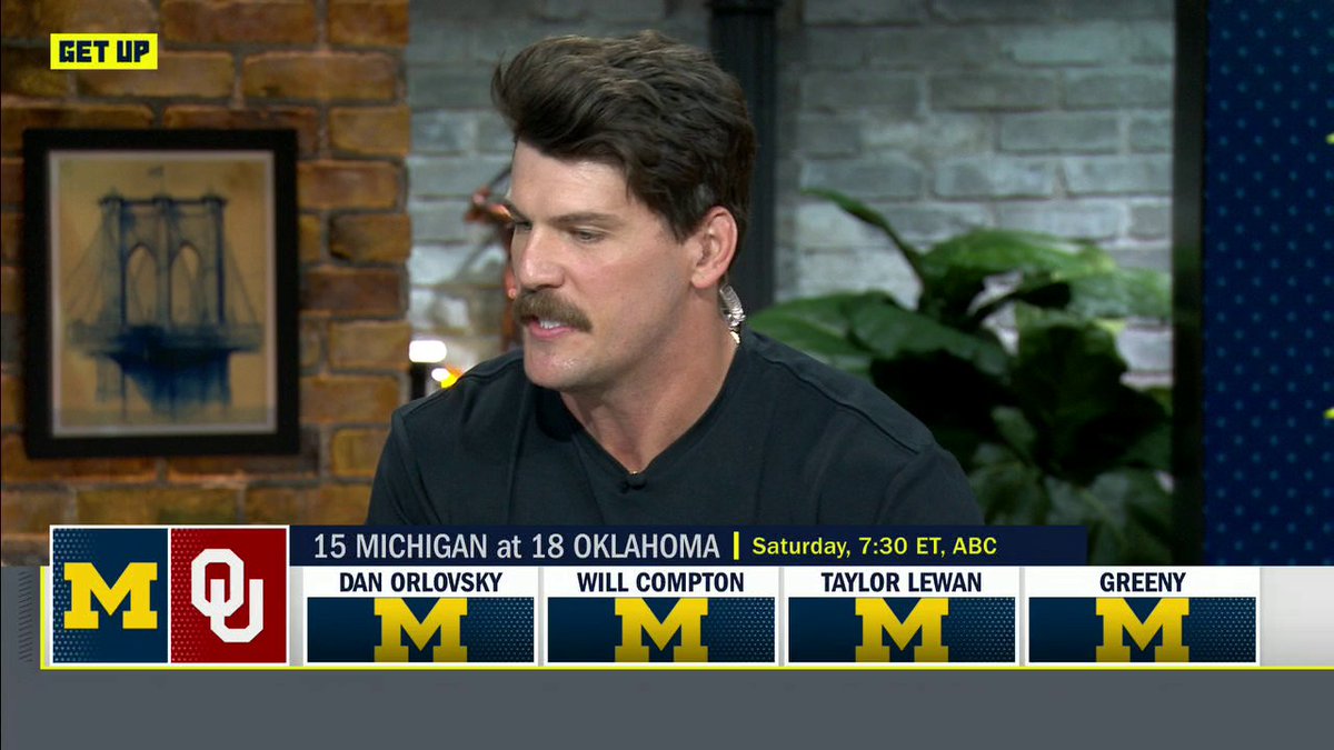 "I like Michigan, I like them because I went there, I like them because their offensive line is nasty, and I love Sherrone Moore." Taylor Lewan believes Michigan will win at Oklahoma on Saturday 👀 (via Get Up)