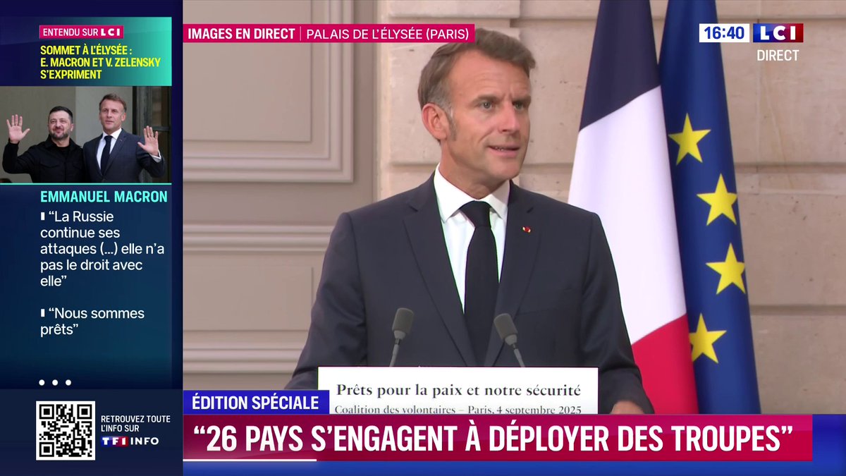 🔴 Ukraine : Emmanuel Macron s’exprime 🗣️ "Nous n'allons pas révéler le détail de notre organisation à M. Poutine. Nous avons cette planification."