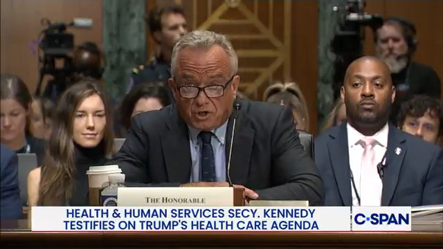 .Secretary Kennedy full opening statement at Sen. Finance hearing: "As my father once said: Progress is a nice word. A change is its motivator, and change has its enemies. That's why we need new blood at CDC."