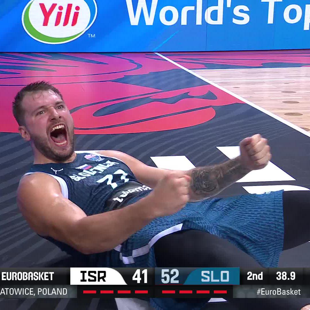 İsrail karşısında ilk yarıda LUKA DONCIC 🔥 24 Sayı 6 Ribaund 6 Asist