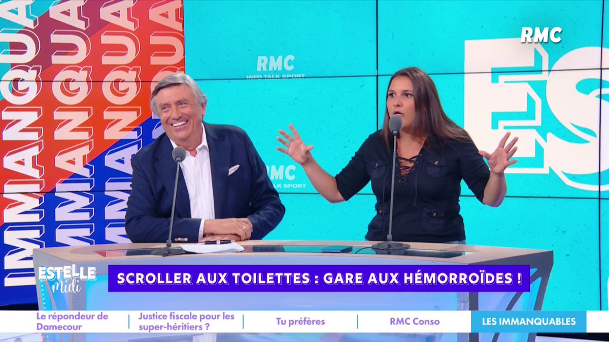 🚽 Juliette Briens ne comprend absolument pas pourquoi les hommes restent aussi longtemps aux toilettes ! 😂 🎙️ "Les mecs, t'as l'impression que quand ils entrent aux toilettes, ils entrent dans une zone où l'espace-temps est distendu !" #EstelleMidi