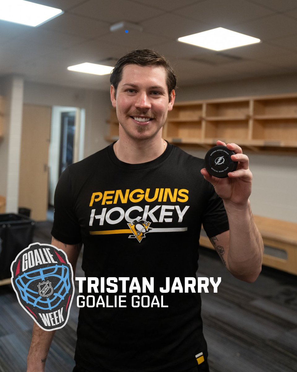 Remember that time Tristan Jarry became the first goaltender in Pittsburgh Penguins history to score a goal 🚨 #NHLGoalieWeek
