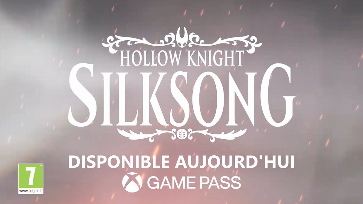 C’EST RÉEL. C’EST MAINTENANT. HOLLOW KNIGHT: SILKSONG EST DISPO.