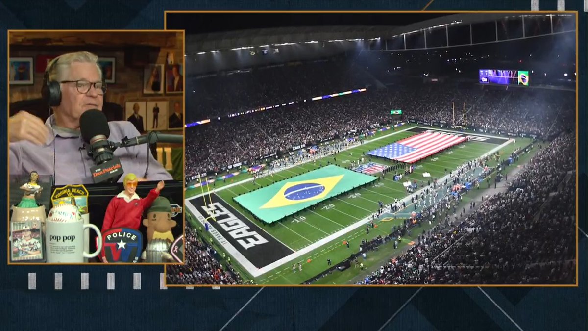 "The fact that the Chargers and Chiefs, a divisional rivalry game, is going to be played in Brazil is malpractice. I mean, that's terrible." – DP is not happy with a divisional game in Brazil kicking off the season for the Chargers and Chiefs.