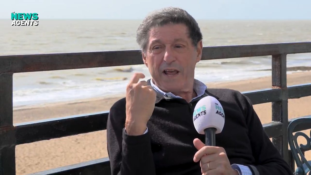 "Farage was wearing a GB News pin. He was there to launch and promote a show." Is Farage in the US to represent Britain, as he claims, or to represent a right-wing news channel launching in America that very day? 🤔 emily m | Jon Sopel