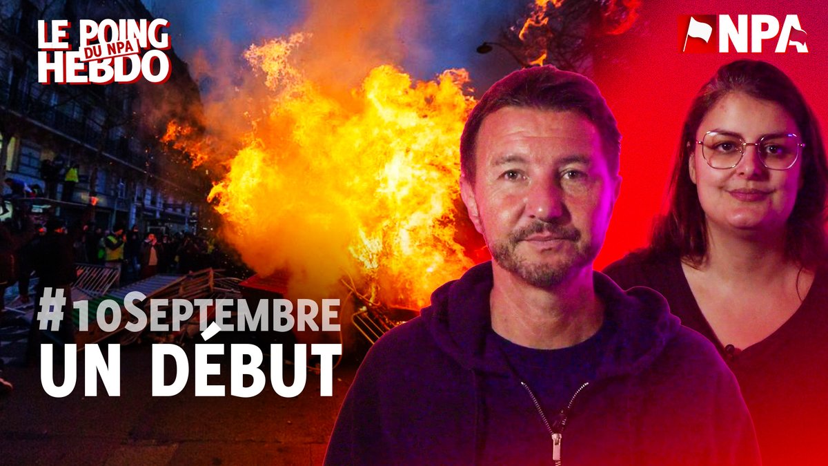 Deux dates de mobilisation sont devant nous : le #10septembre pour « tout bloquer » et le 18 à l’appel de l’intersyndicale. L’enjeu : construire un mouvement durable et offensif pour la justice sociale et une vraie démocratie. Poing hebdo de rentrée avec Olivier Besancenot !