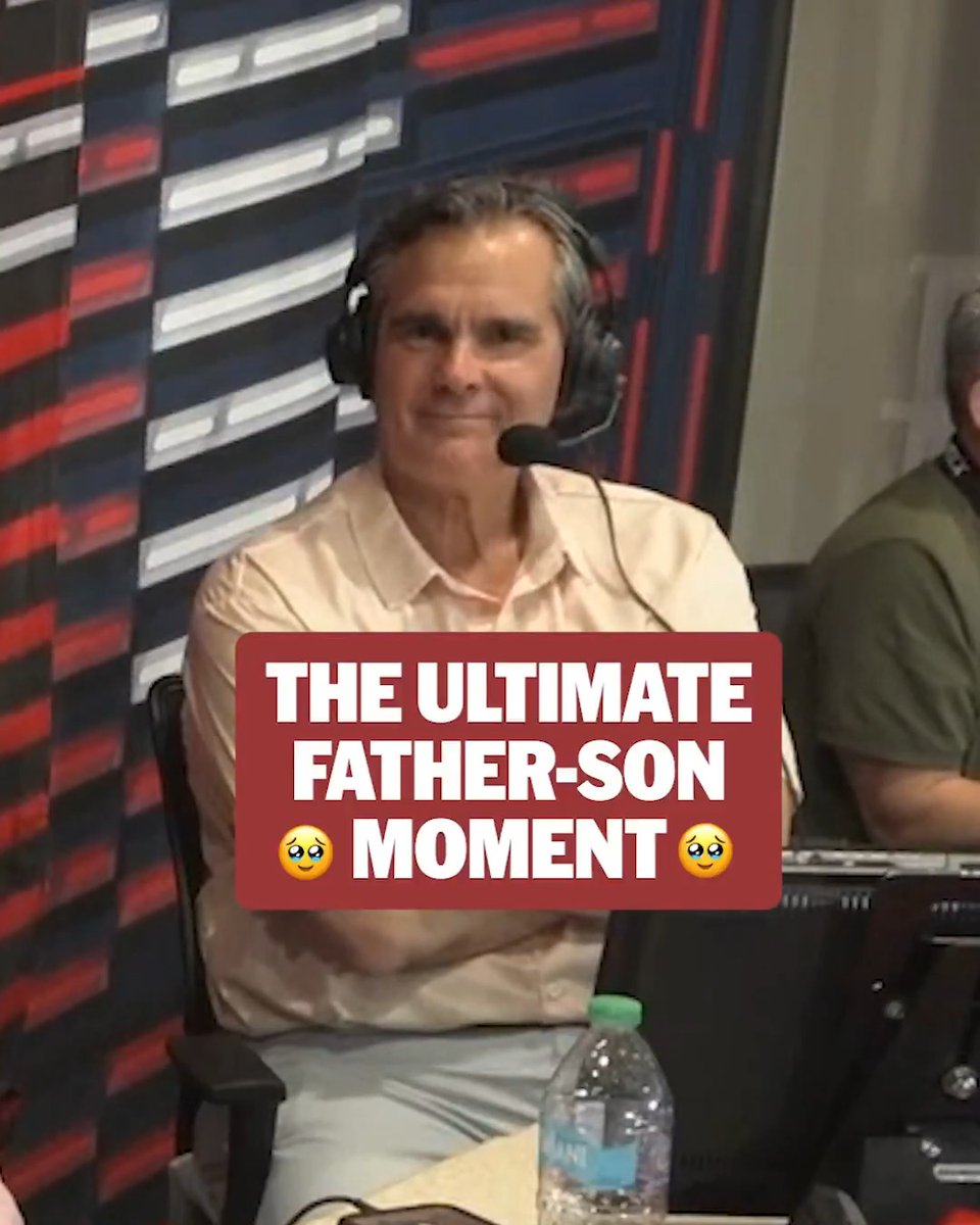 Cardinals broadcaster Chip Caray had the ultimate proud dad experience at yesterday's game, as his son Stefan called his first MLB game 🥹 Stefan's twin brother Chris was also on the call in the Athletics booth!