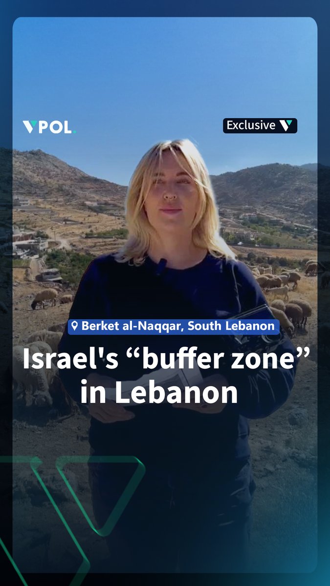 Reporting from Berket al-Naqqar near Shebaa, Courtney Bonneau (courtneybonneauimages), photojournalist and VPol contributor, documents life inside Israel’s imposed “buffer zone,” where a US-Israeli plan seeks to eth-ic-lly cle-nse border towns and establish the so-called “Trump economic zone,” in an attempt to forcibly displace those who continue to resist the Israeli occupation. ■ On August 14, Israel dropped flyers marking the area as a k-ll zone. A shepherd, interviewed by Bonneau, explained: “They drew a red line from the dirt road to the top of the mountain… we don’t even take a step and they open f-re from above,” adding that Israel had previously launched a dr-ne str-ke to terr-rize him by att-cking his goats. Later that night, Israel b-mbed the road the shepherd mentioned. ■ The shepherd insisted: “We are civilians. We won’t leave our livelihoods. We live in the village and we will stay there. We can’t leave it,” as he detailed Israel’s daily violations despite the November 2024 ceasefire. #VPol
