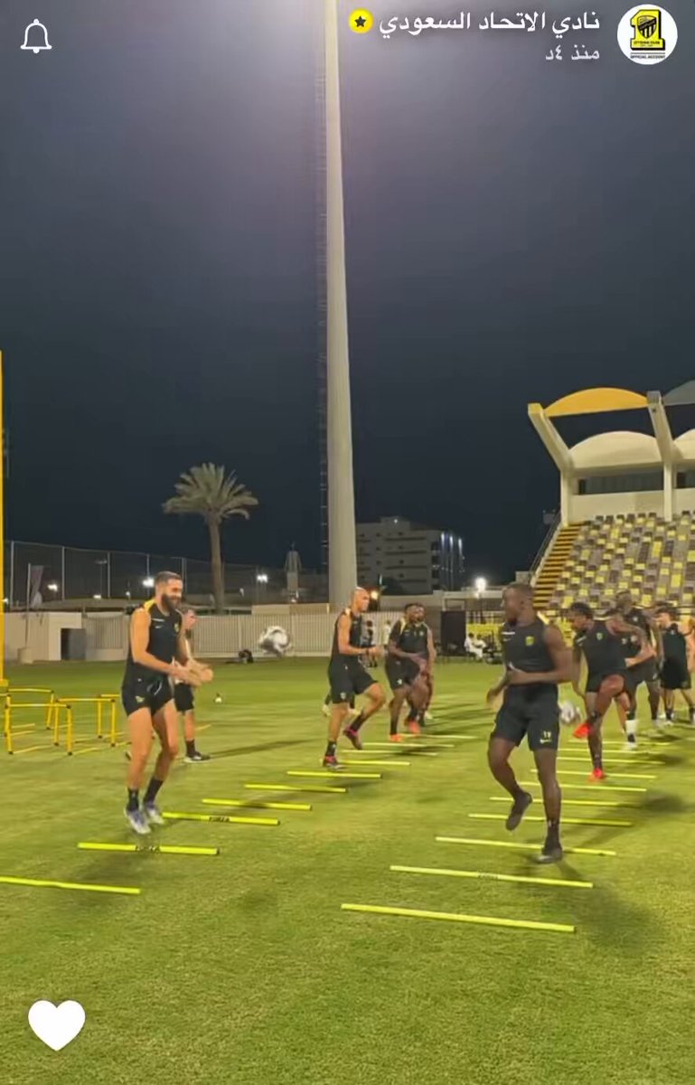 عودة تدريبات #الاتحاد الجماعية استعدادًا لمواجهة الفتح ✅💛