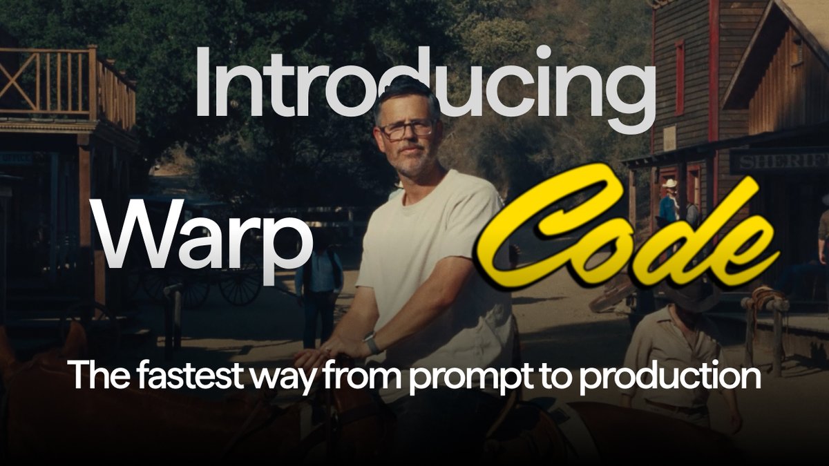 Warp Code launched yesterday — here’s what’s new: - Top coding agent: #3 SWE-bench, 52% Terminal-Bench - Built-in code review - Native editor - Slash Commands, Project Rules, and more We’re already seeing millions more lines of code shipped through Warp.