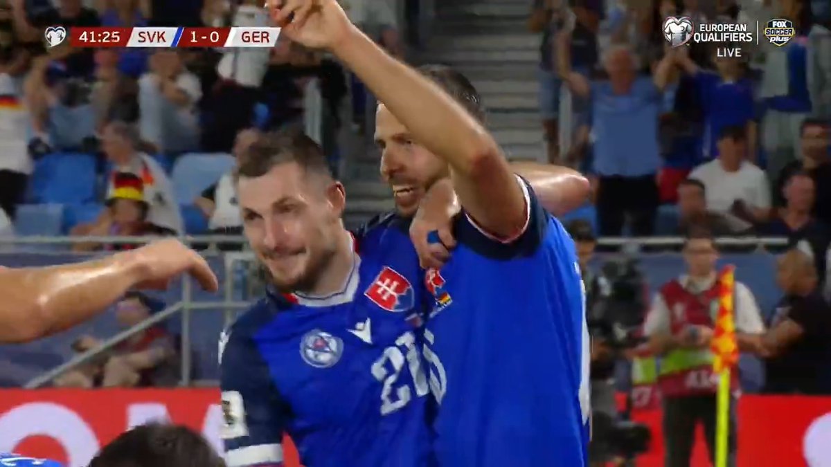 Slovakia takes the lead over Germany thanks to Dávid Hancko 🇸🇰👀