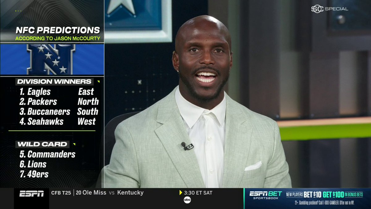.Jason McCourty shares his NFC predictions ahead of the NFL season 👀