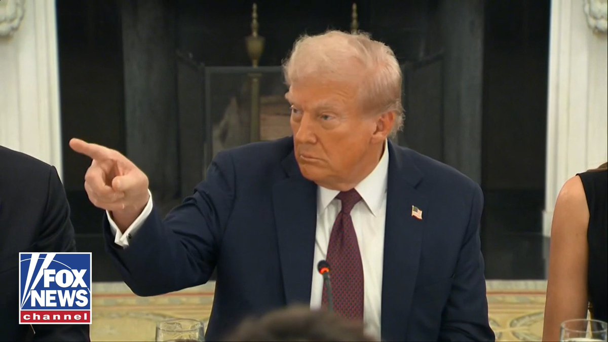 President Trump: "This is the beginning of your political career." Mark Zuckerberg: "No it's not." President Trump jokes with Facebook founder and Meta CEO Mark Zuckerberg after a reporter asks the two about free speech concerns during a White House event with tech leaders.