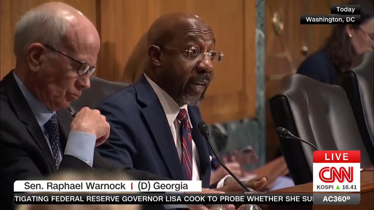 "The biggest threat to the health of the American people is the Secretary of Health and Human Services": Senator Reverend Raphael Warnock says that HHS Secretary Robert F. Kennedy Jr. should never have been confirmed and should be fired immediately.
