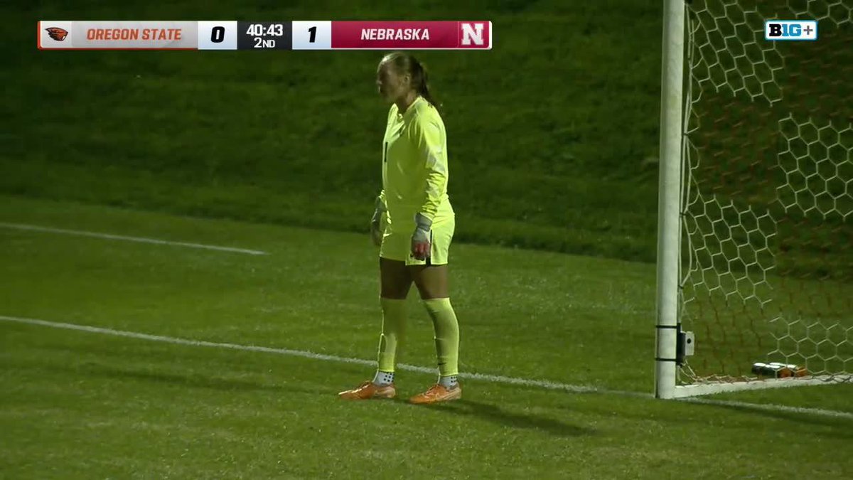 RAABE MOVES AT THE SPEED OF LIGHT. THAT'S ANOTHER HUSKER GOAL. 52' | Nebraska 2, Oregon State 2