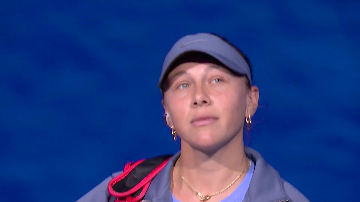 One more semi. One more spot. Naomi Osaka faces Amanda Anisimova.
