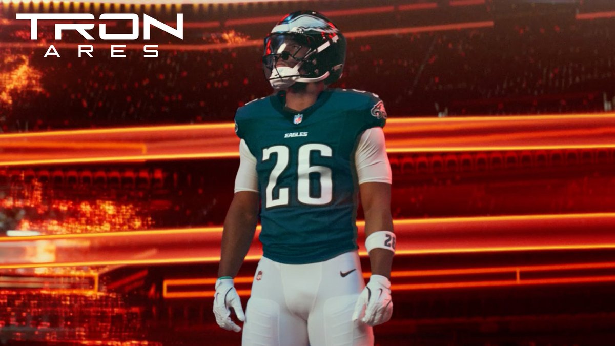 Saquon Barkley has entered the Grid. Get tickets now and experience Tron: Ares in theaters October 10.