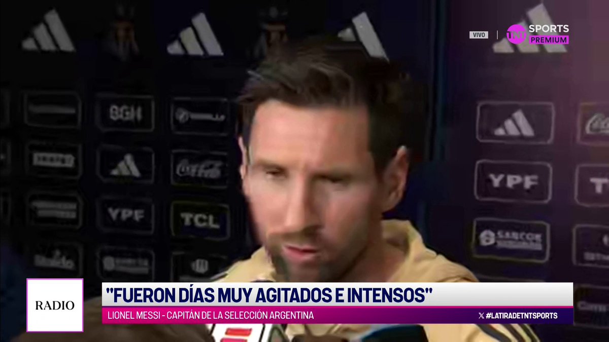MESSI CONFIRMA QUE NO VIAJA A ECUADOR "Hablé con Scaloni y decidió que descanse" #LaTiraDeTNTSports