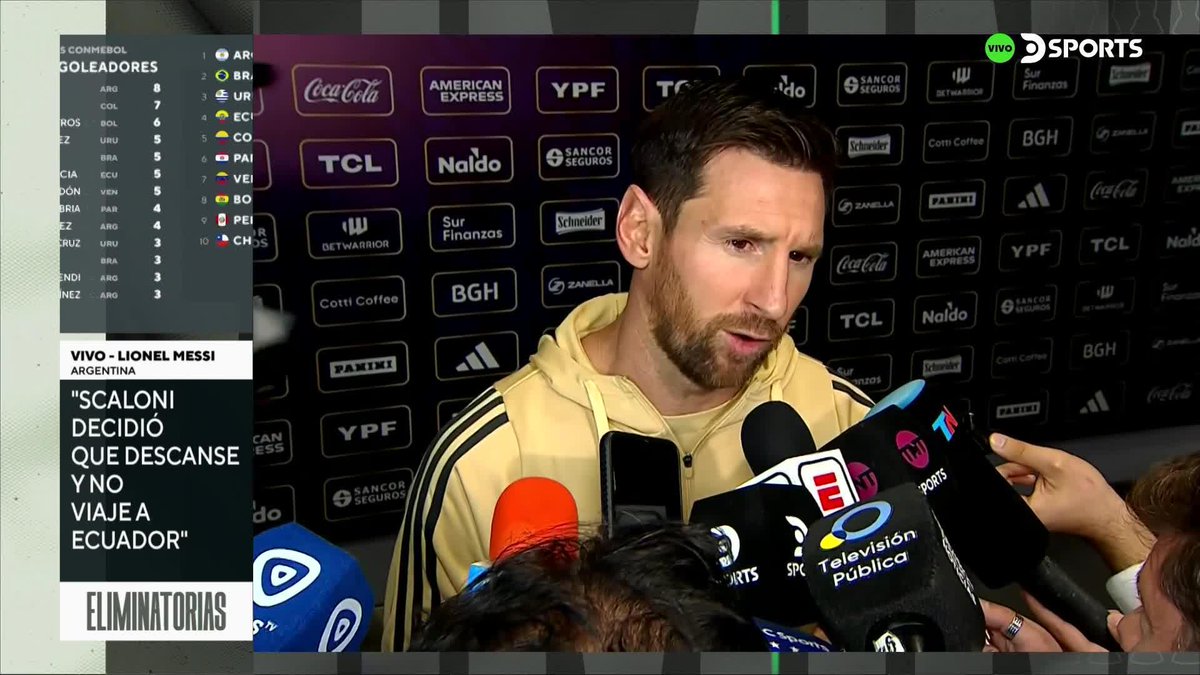 Messi ya confirmó que no viene a Guayaquil