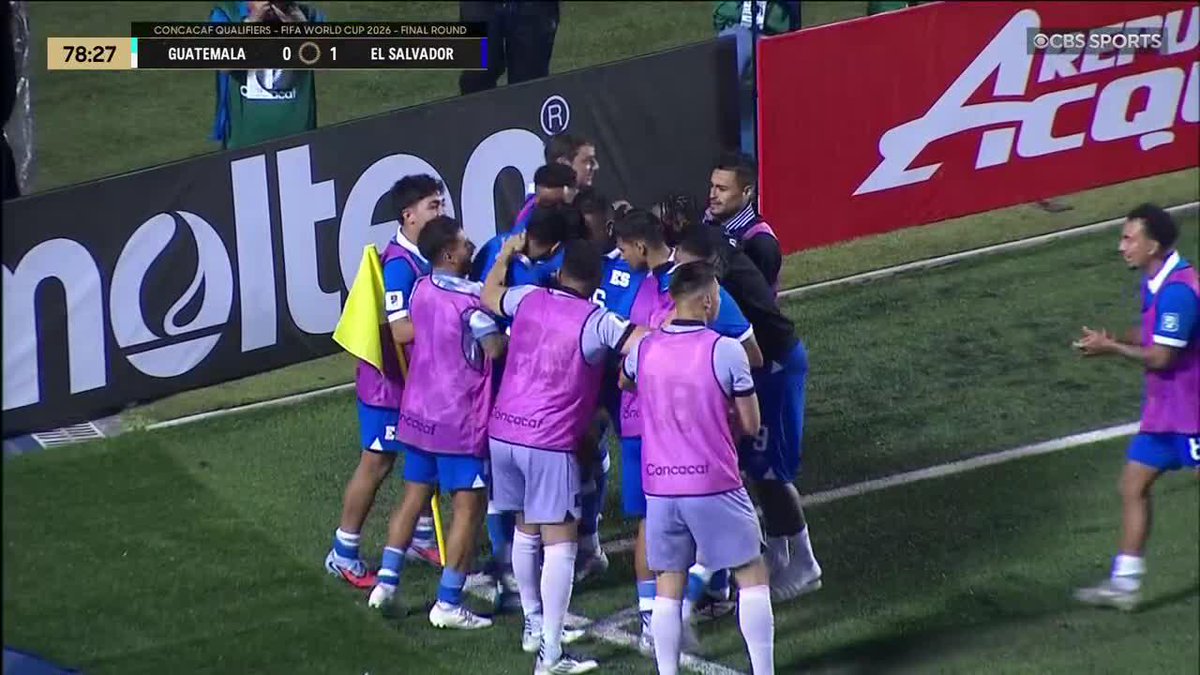 Harold Osorio steps up when it matters most 🫡 He delivers a massive goal for El Salvador to secure victory against Guatemala 🇸🇻