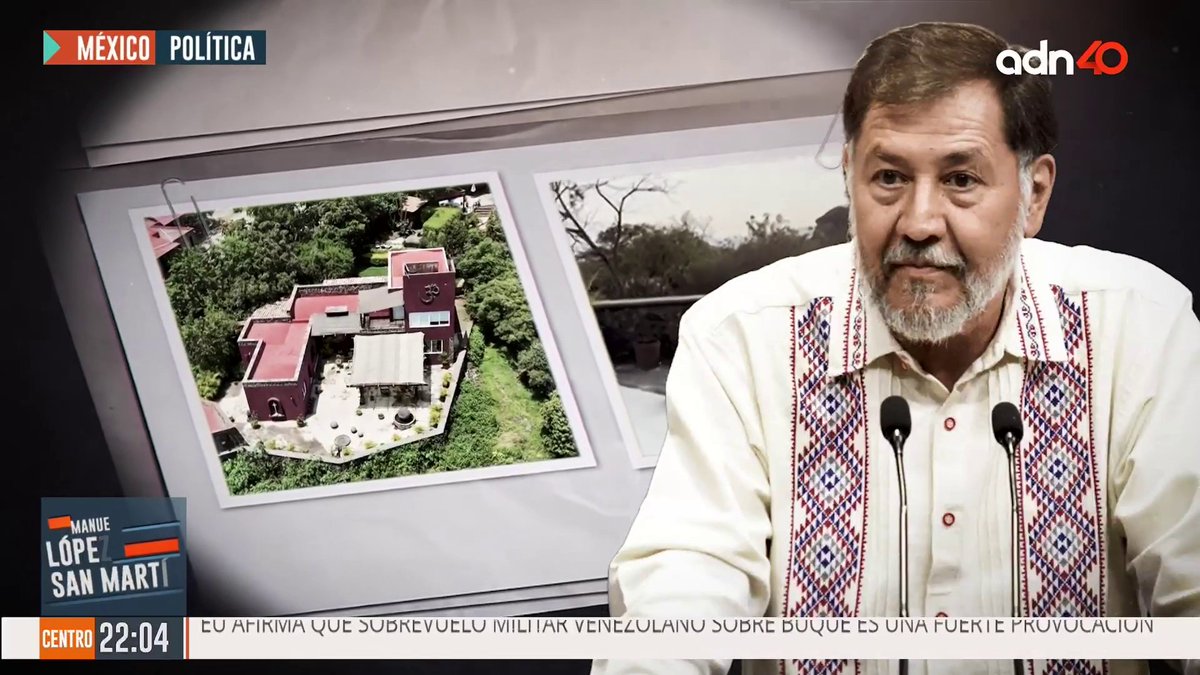 💰Mientras millones de mexicanos batallan para llegar a fin de mes, Noroña presume su casa de 12 MDP, ¡hasta con resguardo de la Guardia Nacional! ¿Es seguridad para todos o un lujo pagado con tus impuestos? 🏠 #RepúblicaMx con Manuel Lopez San Martin |