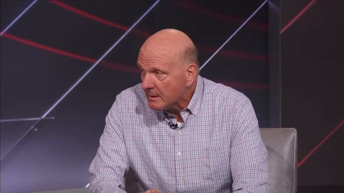 Steve Ballmer was asked why Aspiration would pay Kawhi Leonard $7 million per year to do nothing. Ballmer: “I don’t know why they did what they did. And I don’t know how different it is… Any speculation would be crazy. These were guys who committed fraud. How would I be able to — look, they conned me… At this stage, I have no ability to predict why they might have done anything they did. Let alone the specific contract with Kawhi.” 🎥: ESPN