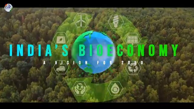 Rise of India’s Bioeconomy🇮🇳✨ 🔹India's bioeconomy has grown from $10 billion in 2014 to $165.7 billion in 2024, with a target of $300 billion by 2030 🔹The sector almost contributes 4% to #GDP and the government aims to make India a global bio-manufacturing hub driven by innovation, sustainability, and inclusive development Watch: Ministry of Information and Broadcasting DSTIndia