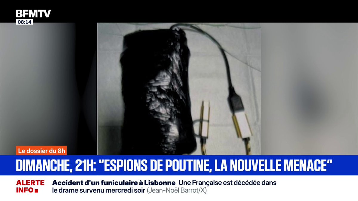 💬"On lui a proposé une certaine somme pour venir poser une bombe en France" 📺"Espions de Poutine, la nouvelle menace", un document Ligne Rouge à retrouver ce dimanche à 21h sur BFM