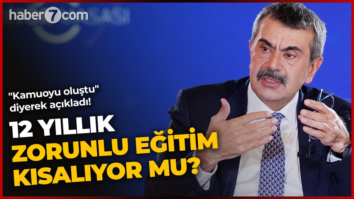 12 yıllık zorunlu eğitim kısalıyor mu? Milli Eğitim Bakanı Yusuf Tekin canlı yayında "Kamuoyu oluştu" diyerek açıkladı!