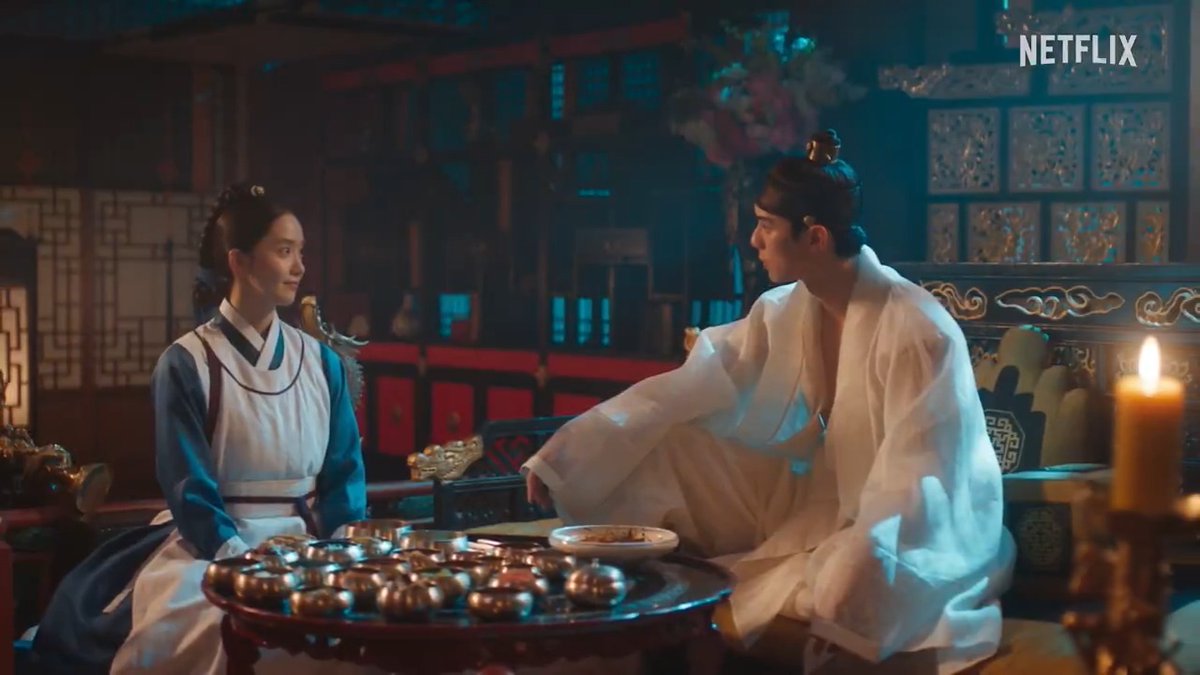 they literally kissed in this episode but this is another scene that totally had me clutching at my chest like 😭 they’re connectinggg #BonAppetitYourMajesty #LimYoona #임윤아 #LeeChaemin #이채민