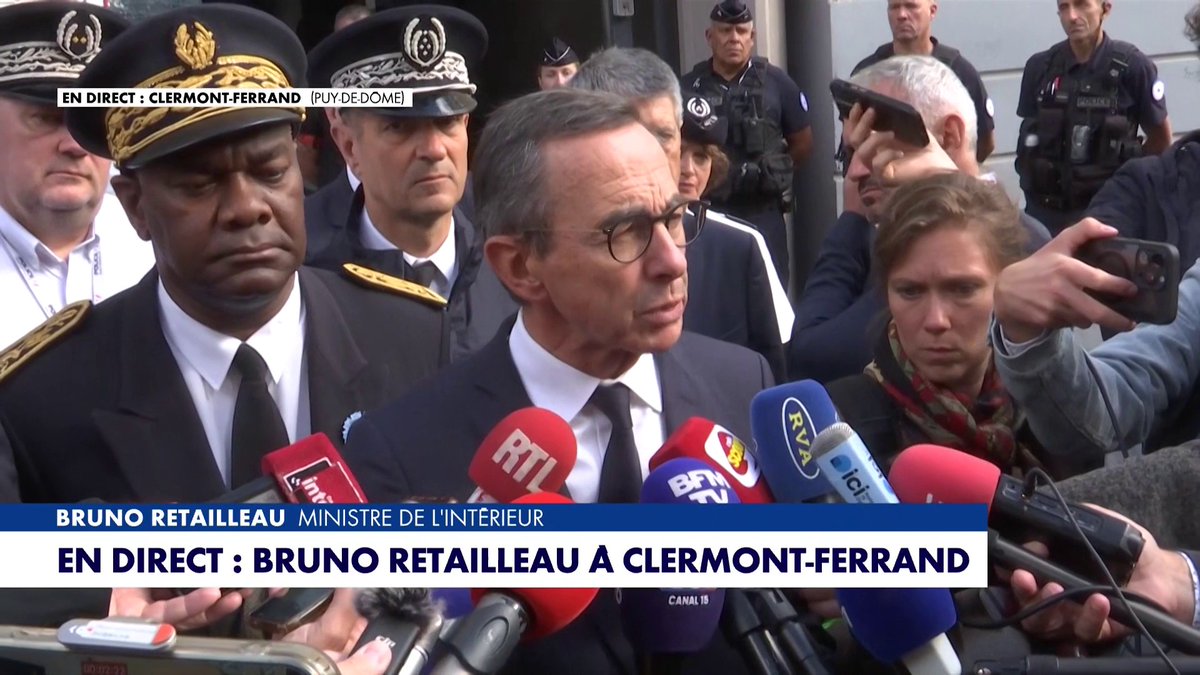 Bruno Retailleau prend la parole en direct de Clermont-Ferrand : «Nous allons gagner la guerre», dans #MorandiniLive